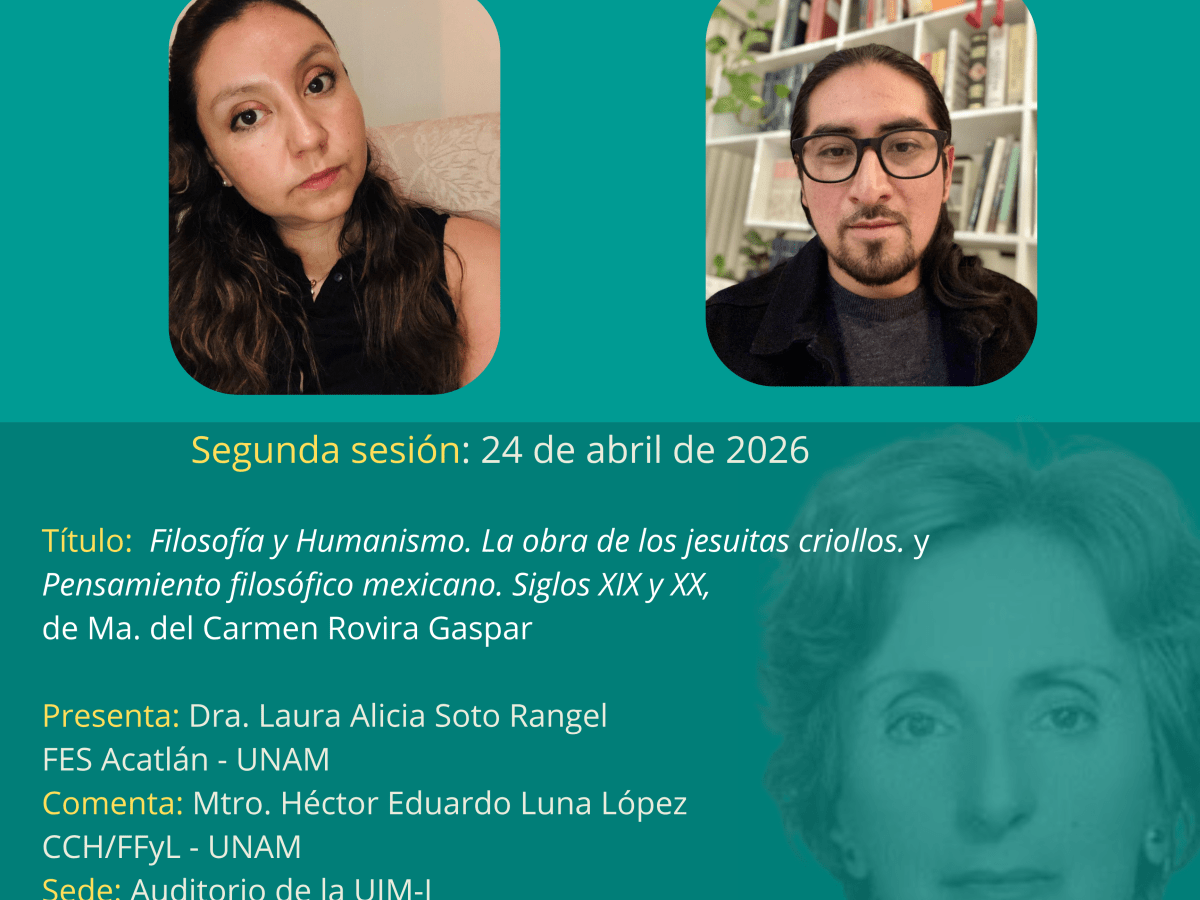 Segunda sesión del seminario de indagación en Filosofía del México de Hoy,&nbsp;2026