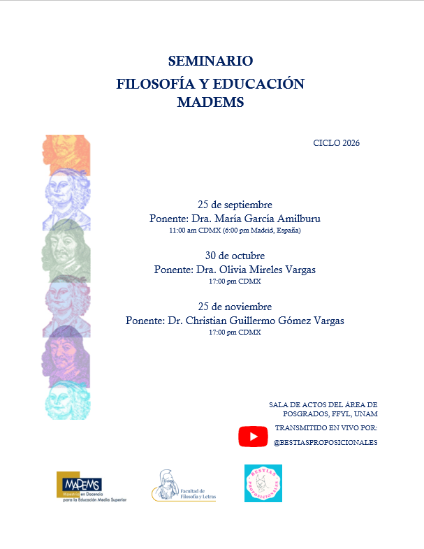 Seminario Filosofía y Educación MADEMS | Ciclo&nbsp;2026