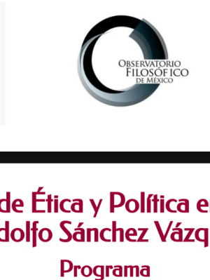 Seminario Política y Ética (IEMS – Observatorio&nbsp;Filosófico)